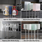 Ansothin rack demonstrating space saving on kitchen counter