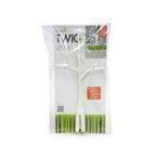 Close-up of multi-limb branching design on the Boon white twig attachment