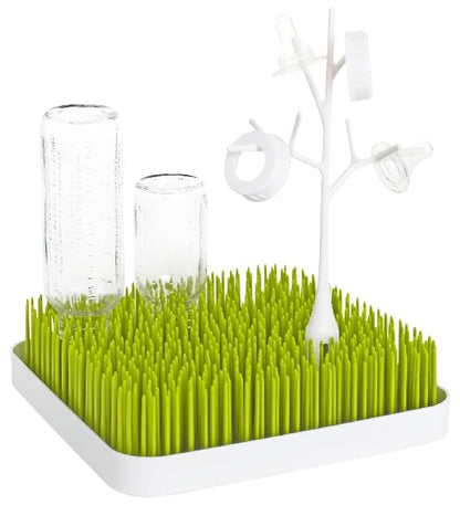 Authentic Boon baby bottle drying accessory, white color