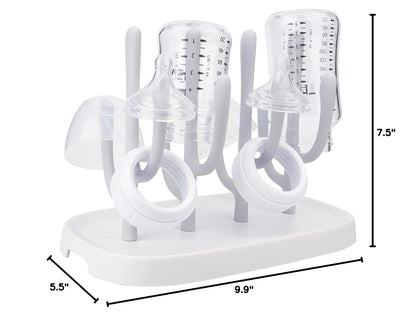 Modern gray bottle drying rack for small kitchens