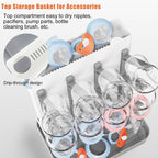 Candyhome baby bottle rack showing 12 bottle capacity
