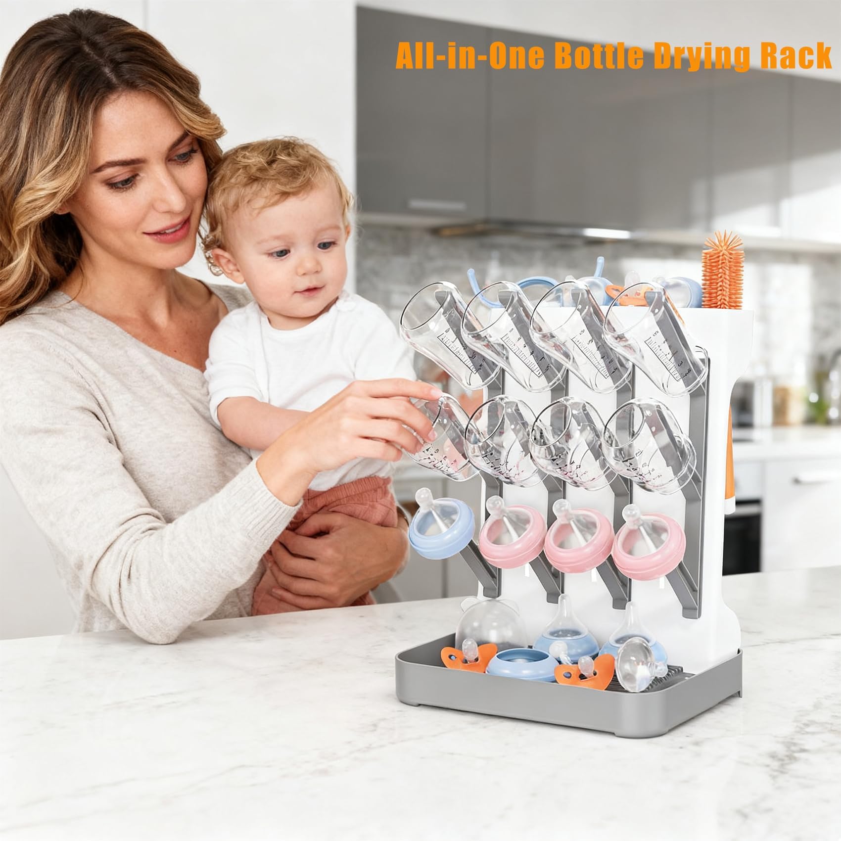Adjustable twigs on Candyhome countertop bottle organizer