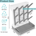 Candyhome bottle drying rack base tray water collection detail