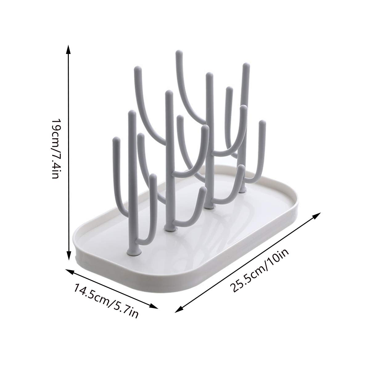 Upkoch baby bottle dryer holder showing removable branch pegs