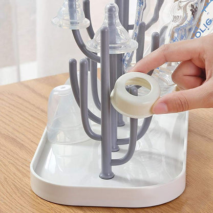 Upkoch baby bottle drying rack base and tray detail