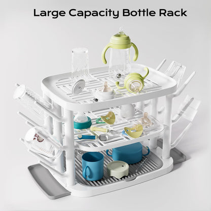 Greendadi baby bottle rack showing non-slip base detail