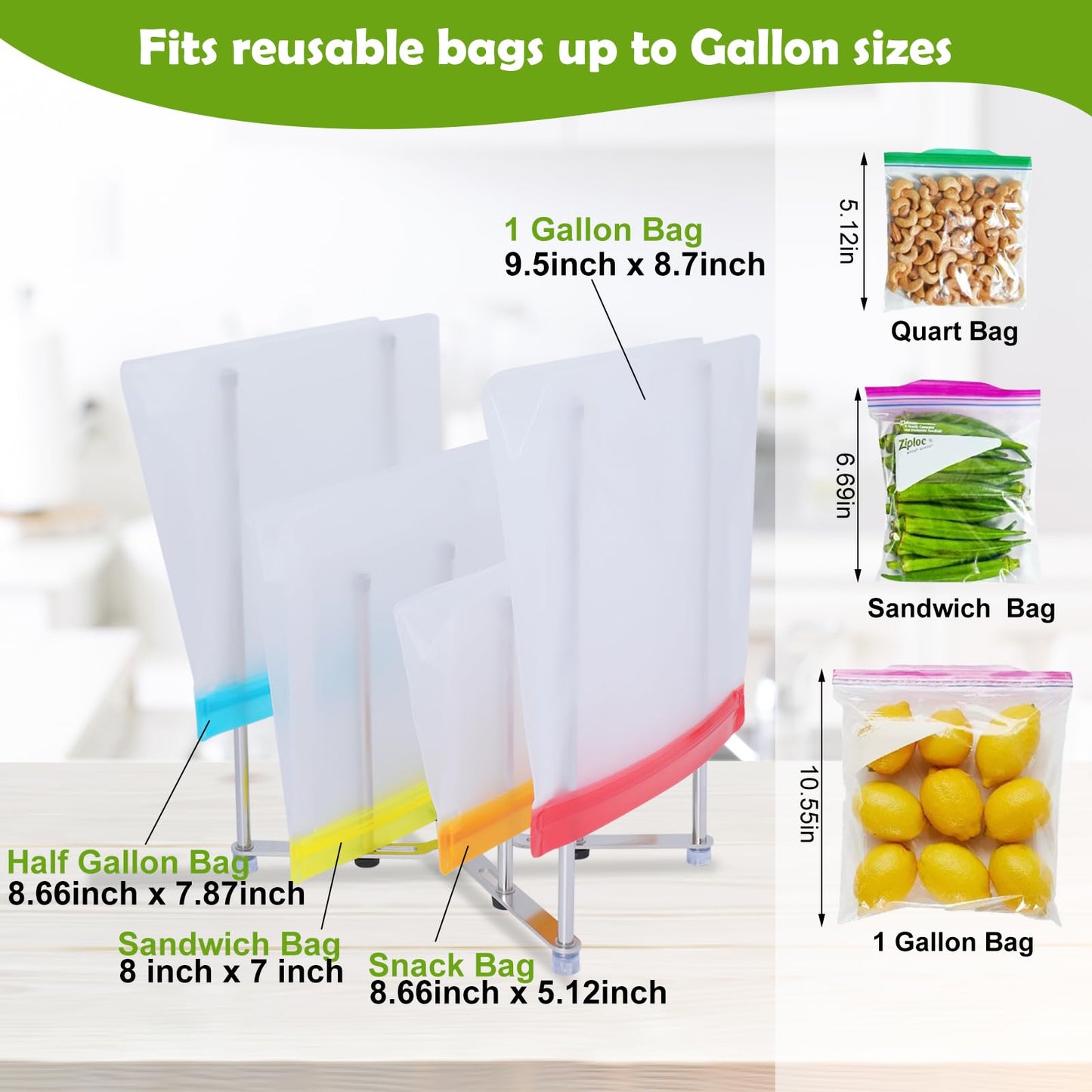 Collapsible design of Goging bottle drying rack for storage