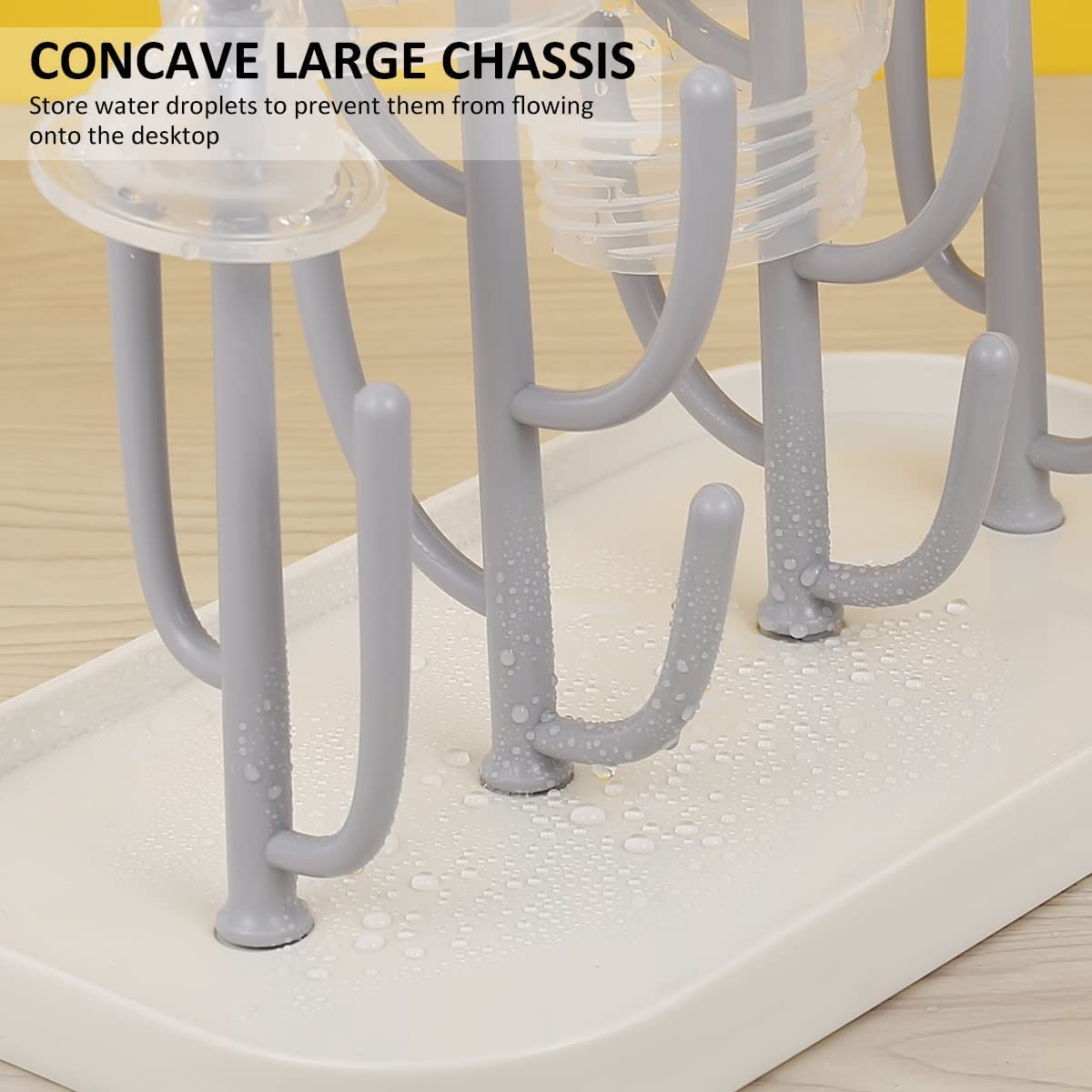 SHxxyljh drying rack organized with baby feeding bottles