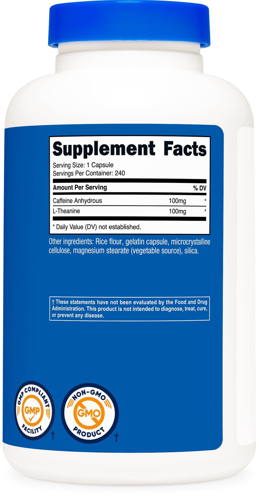 USA sourced Nutricost cognitive support capsules for students and professionals