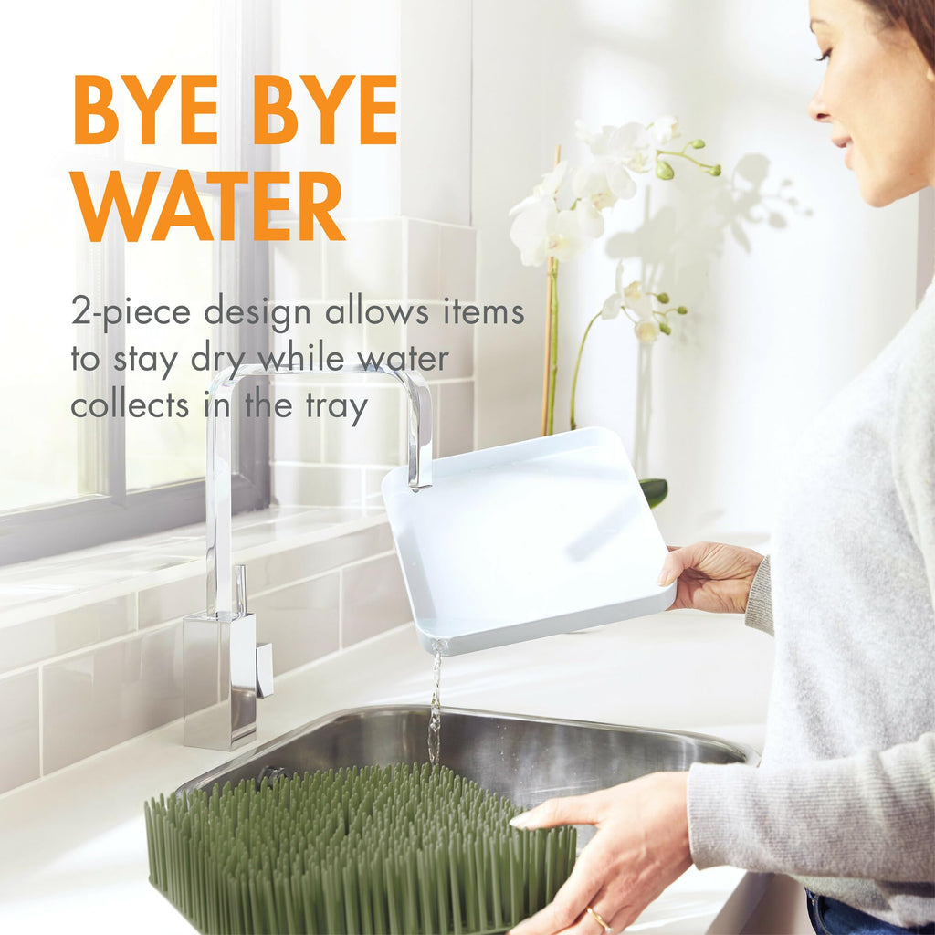 Boon Lawn antimicrobial tray and base view