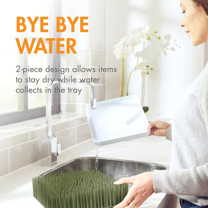 Boon Lawn antimicrobial tray and base view