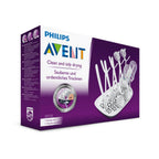Philips Avent drying rack angled perspective highlighting vertical prongs