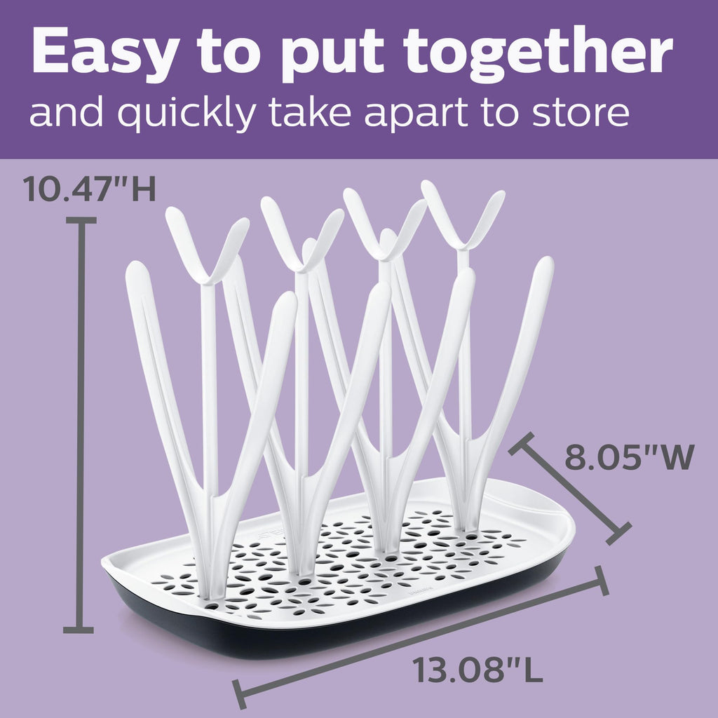 Philips Avent bottle organizer showing open structure for airflow