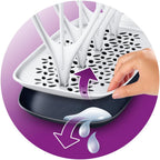 Philips Avent feeding accessory drying rack loaded with bottles