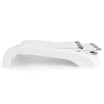 Close up of Munchkin drying rack pegs and water reservoir