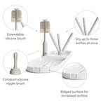 Side profile of Munchkin travel bottle drying system