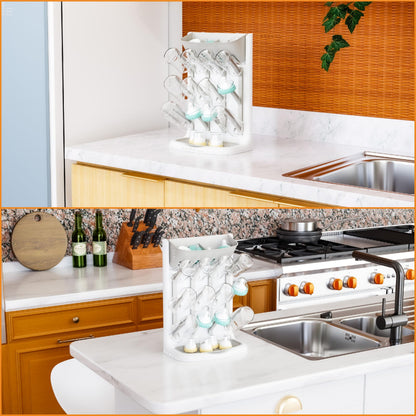 Yieach vertical drying rack components and assembly view
