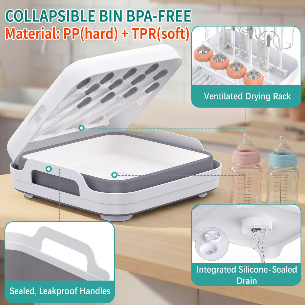 Yecuip portable camping sink for baby bottles