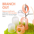 Boon lawn drying rack showing two piece construction