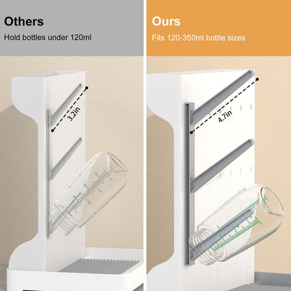 GoMaihe bottle rack components and assembly overview