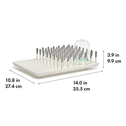 Overhead view of Oxo Tot bottle organizer for nursery