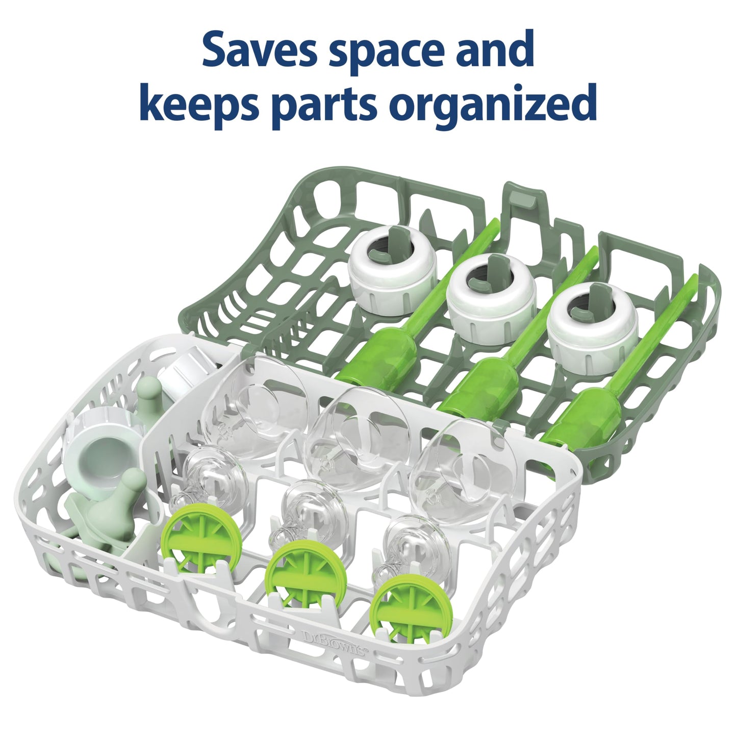 Dr. Brown's baby bottle parts cleaner basket in packaging
