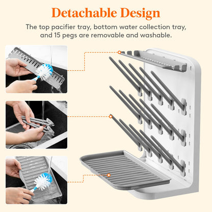 Lifewit space saving bottle rack on kitchen countertop