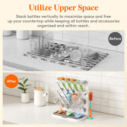 Lifewit food grade BPA free bottle rack packaging