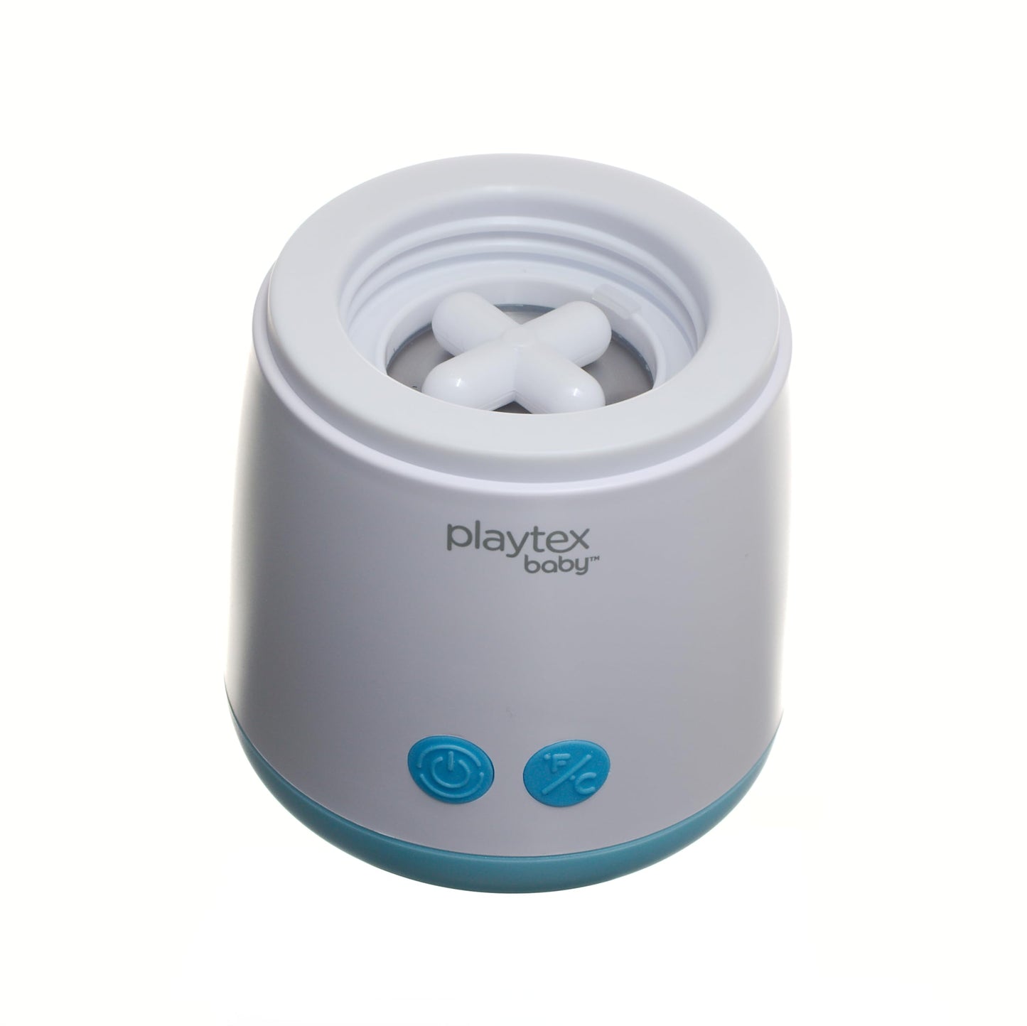 Close up of Playtex Baby Vortex spinning mixing mechanism