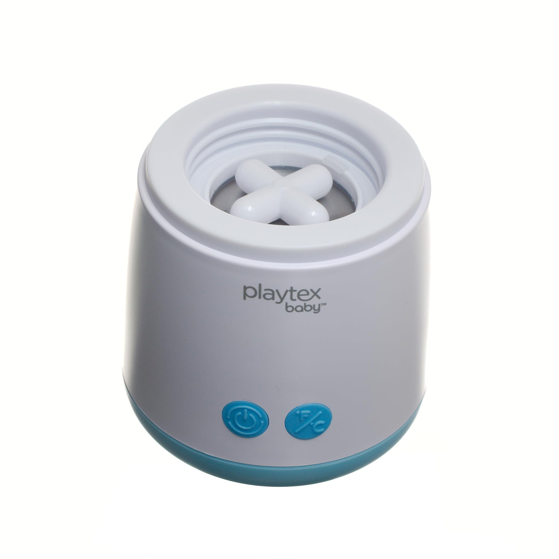 Close up of Playtex Baby Vortex spinning mixing mechanism