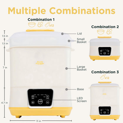 Goodscious electric sterilizer set for baby bottle warming and defrosting