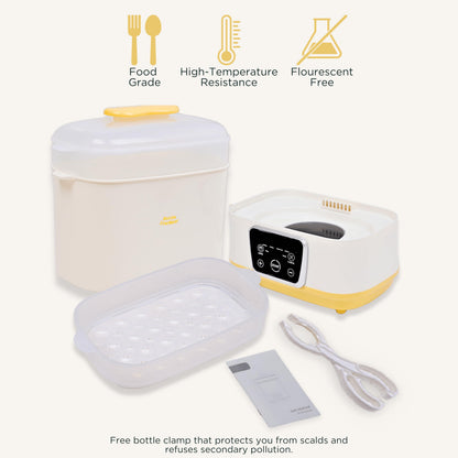 Side view of Goodscious newborn baby essentials sterilization machine