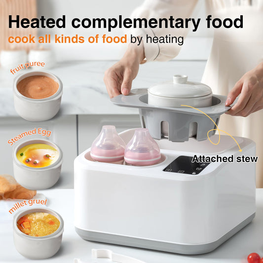 Brbluerise baby bottle warmer LED display and control panel