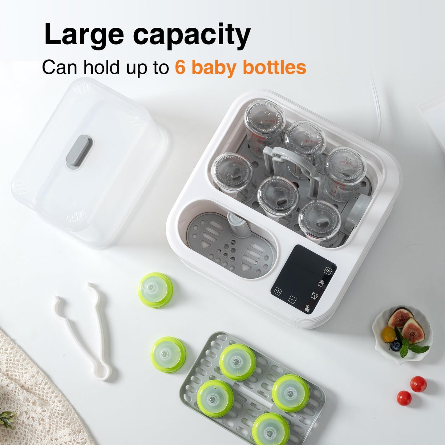 Brbluerise baby food jar heating feature