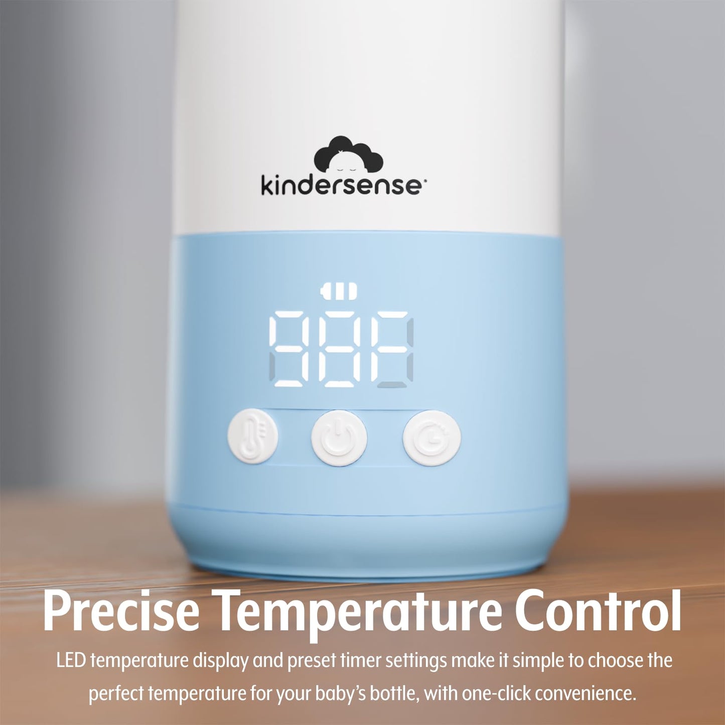 Buxizq bottle warmer with LED display and temperature settings
