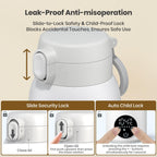 Side profile of Edenpeer travel bottle warmer.