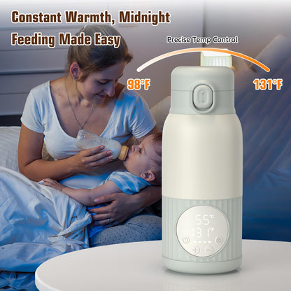 UKEXE portable formula warmer used in a car