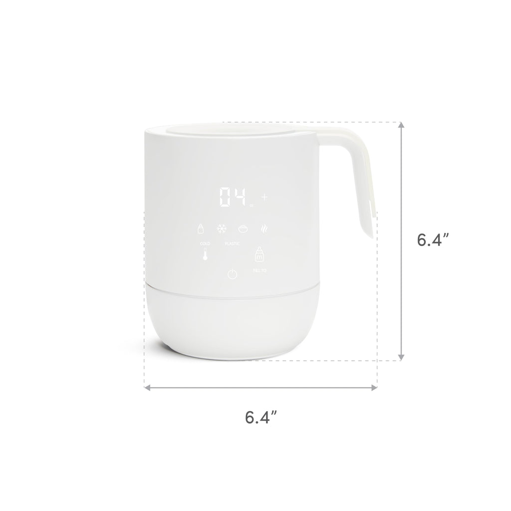 Close up of digital control panel on Munchkin warmer