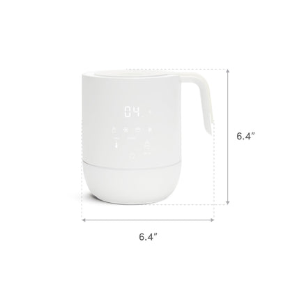 Close up of digital control panel on Munchkin warmer