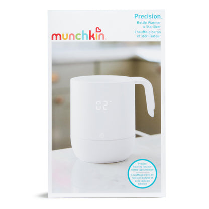Munchkin bottle warmer showing sterilization small parts tray