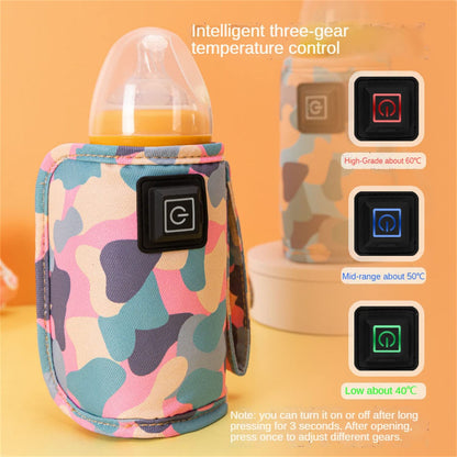 Vdhwter travel bottle warmer attached to a stroller