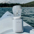 Compact portable baby bottle adapter for travel