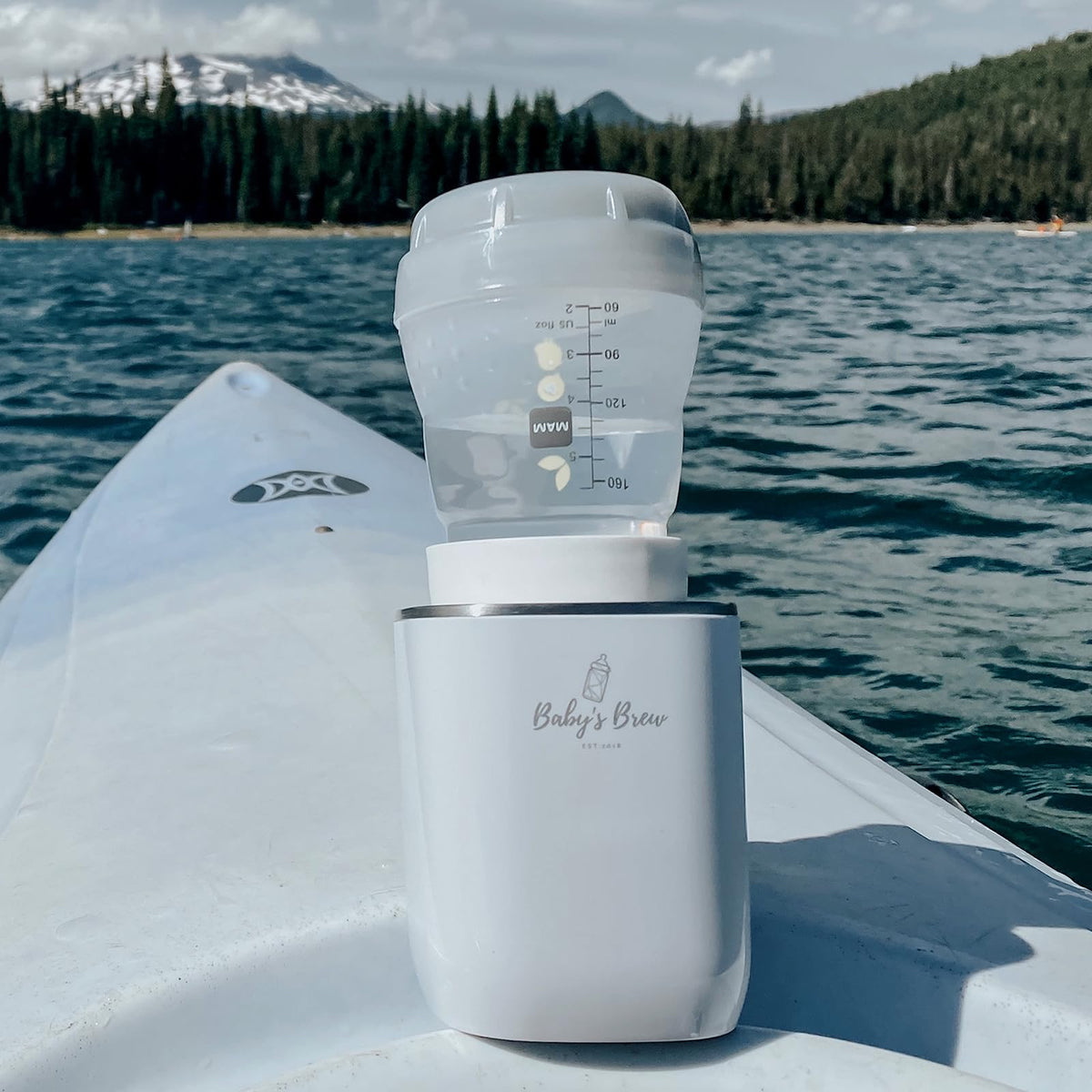 Compact portable baby bottle adapter for travel