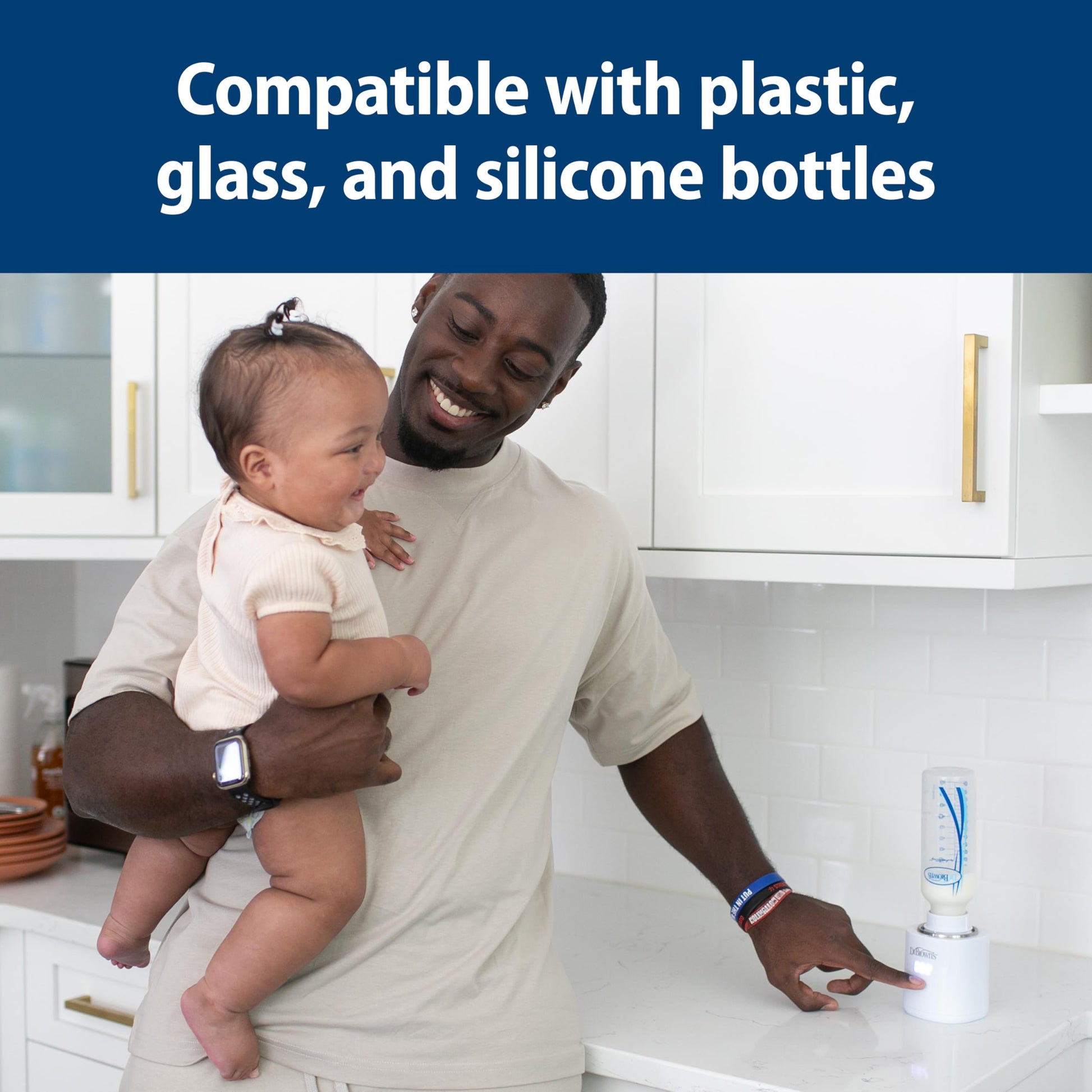 Portable baby bottle warmer rechargeable base unit