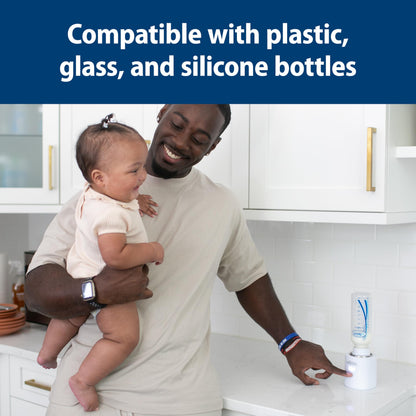 Portable baby bottle warmer rechargeable base unit