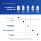 Pure Encapsulations B Complex Plus capsule displayed next to its original transparent vegetarian shell bottle