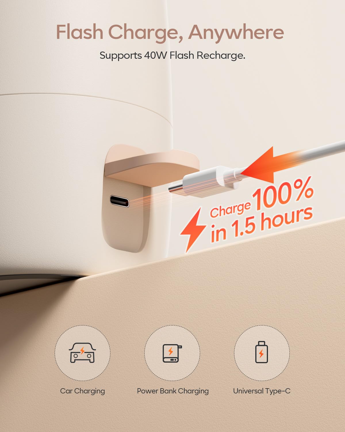 TotRun portable warmer showing fast heating capability