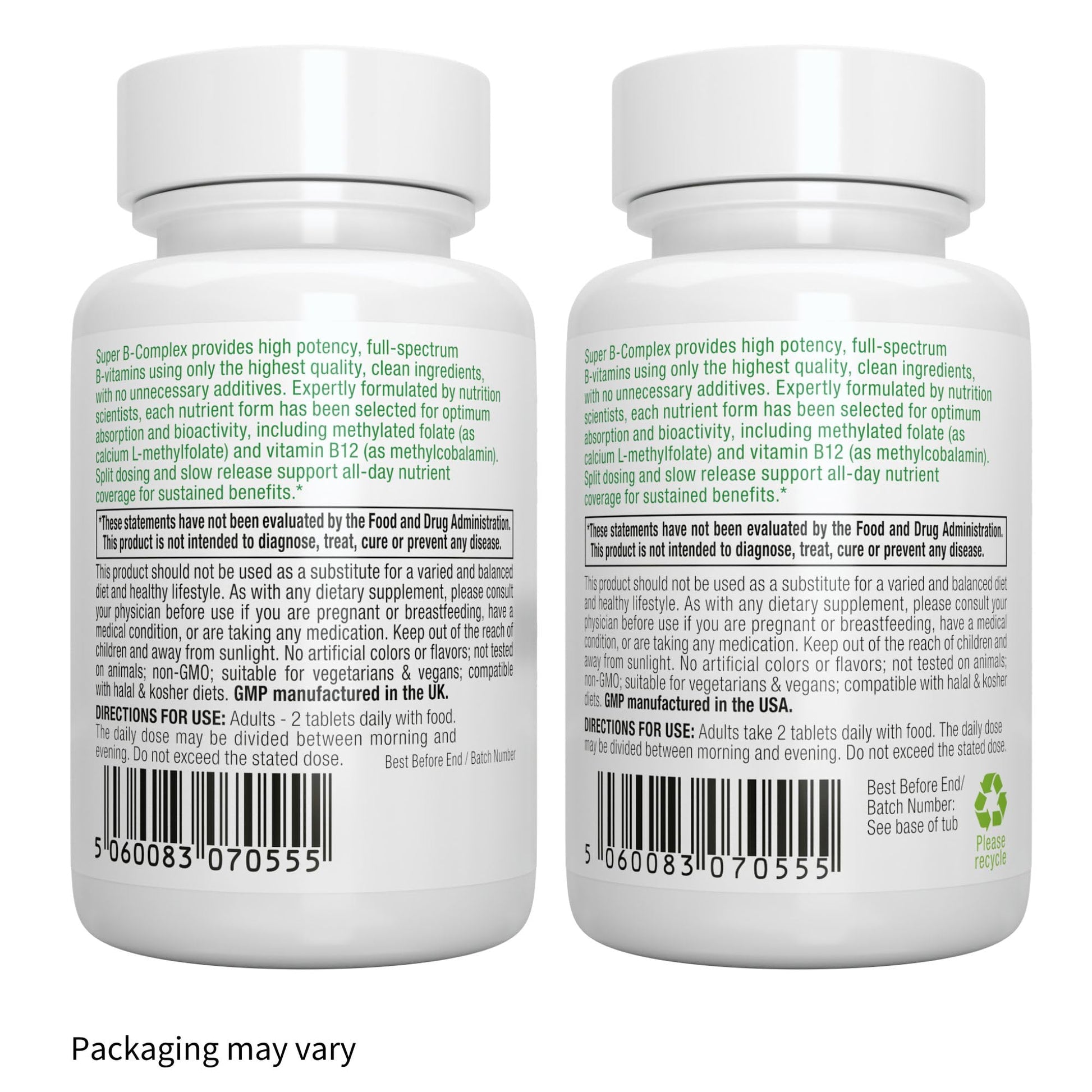 Igennus Healthcare Nutrition premium daily energy B complex imported supplement.