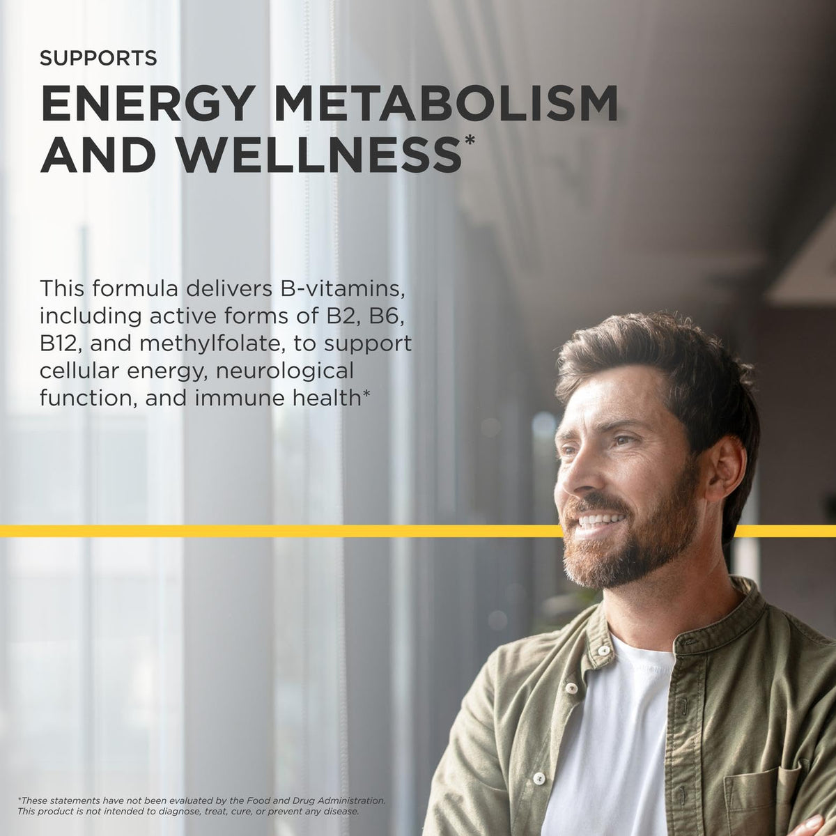 Integrative Therapeutics Active B Complex bottle highlighting the FSSAI importer licence details for Indian consumers