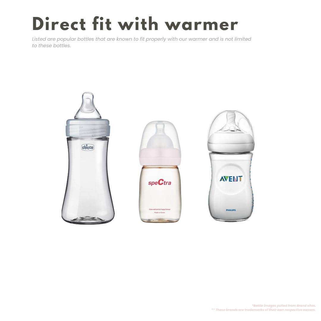 Baby's Brew portable warmer placed in a car cup holder